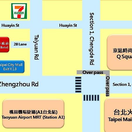 Chia Rong Hostel Taipei Dış mekan fotoğraf
